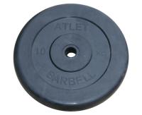 Диск обрезиненный BARBELL ATLET 10 кг / диаметр 31 мм